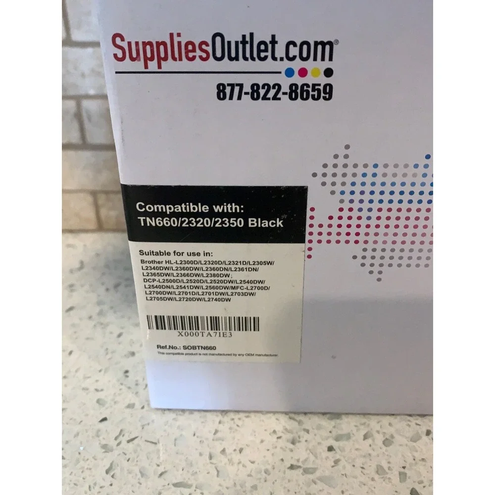 2 Supplies Outlet Laser‎ Toner TN660/2320/2350 Black, 2 Pack  Bt